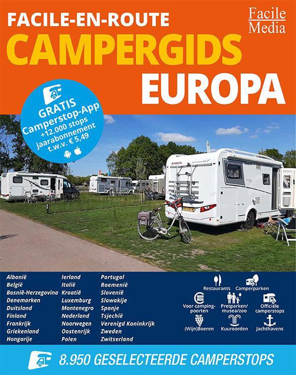 Facile-en-Route Campergids Europa 2021 - Facile Media B.V.