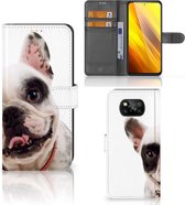 GSM Hoesje Xiaomi Poco X3 | Poco X3 Pro Bookstyle Case Franse Bulldog
