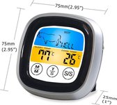 Vleesthermometer - Digitaal LCD Scherm - Timer - Meater - Keuken Thermometer - Kerntemperatuurmeter - Thermomètre à Viande - Vetalo