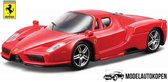 Ferrari Enzo Ferrari Race & Play (Rood) 1/43 Bburago 12cm - Modelauto - Schaalmodel - Model auto - Miniatuurautos - Miniatuur auto