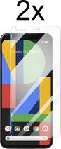 Google Pixel 4 Screenprotector - Beschermglas Google Pixel 4 screen protector glas - 2 stuks
