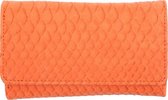 Dames Portemonnee - Met sleutelhaakjes - Sleuteletui - Loco Croco - Oranje