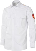 Uniformshirt Brandweer lange mouw Maat 48