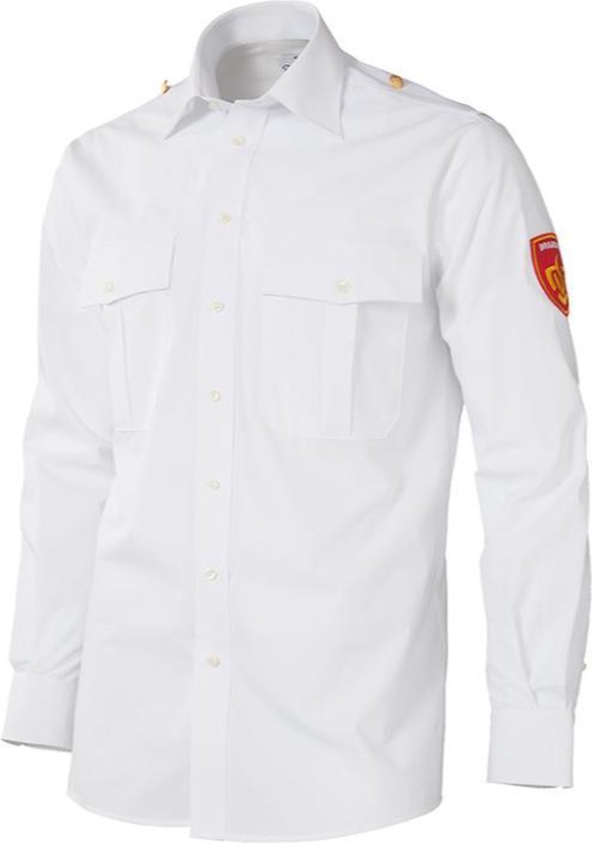 Uniformshirt Brandweer lange mouw Maat 48
