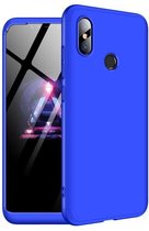360 full body case voor Xiaomi Mi 8  - blauw