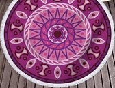Tafelkleed - Rond - 160 CM - Paars - Mandala - Tafelzeil