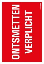 Pickup bord 23x33 cm Combinatie - Ontsmetten verplicht