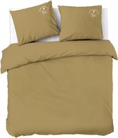 Dindi Home Dekbedovertrek Plain Beauty - 240x220 - 100% katoen - Okergeel / Mosterdgeel