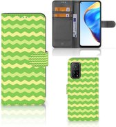 Telefoonhoesje Xiaomi Mi 10T Pro | Mi 10T Book Case Waves Green