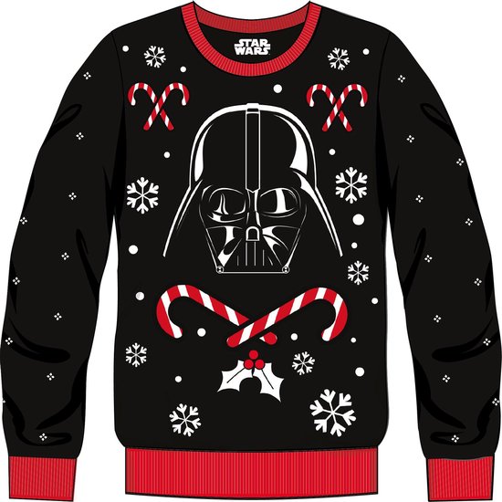 Star Wars LEGO® Darth Vader Red Christmas Sweater Death Star Minifigure 75279