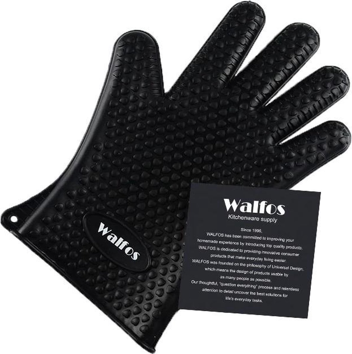 Siliconen BBQ handschoen - Barbecue handschoen - Hittebestendige handschoen - Bruikbaar voor Links of rechts