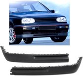 ABS (kunststof) voorspoilerlip VR6-look - 2-delig - Volkswagen Golf 3