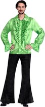 Amscan Shirt Satin Heren Polyester Groen Maat L