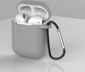 Airpod Siliconen Hoesje Casez - Grijs - Geschikt voor Apple Airpods - airpod case - oordopjes hoesje - beschermhoesje airpods - draadloze oordopjes - bescherming - draadloze koptel