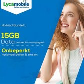 Lycamobile Onbeperkt Bellen & Sms'en in Nederland en 15GB Internet