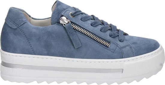 Gabor 66.498.26 Dames Sneakers - Blauw - Maat 43 | bol.com