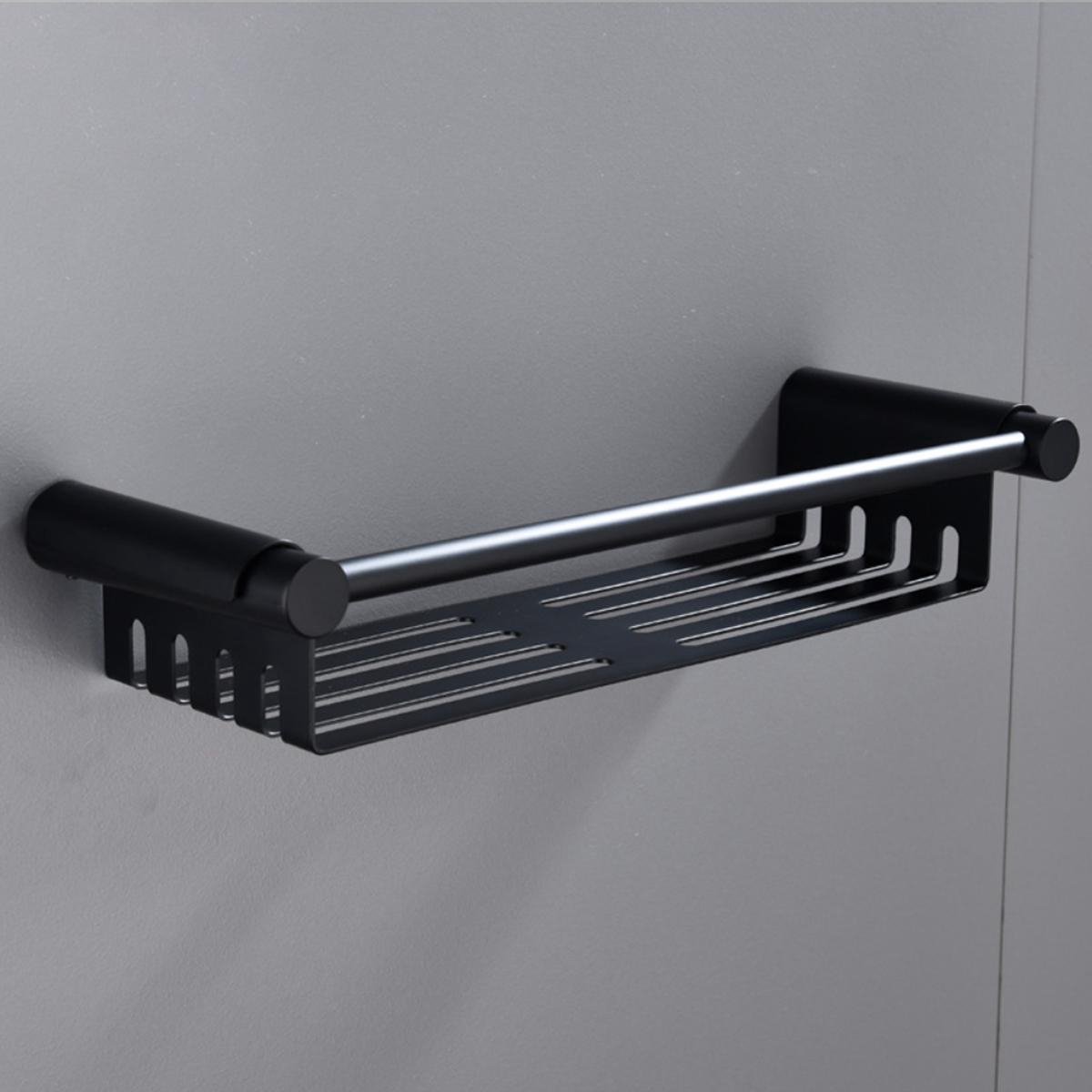 VDN Stainless Doucherek zwart Doucherekje hangend Douchemand