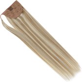 Paardenstaart 60cm blond mix   100%Echt haar human hair ponytail