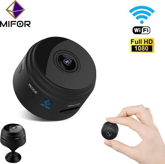 Mifor® smart wifi spy camera - verborgen camera - wifi 1080p hd - slimme mini camera - live streamen