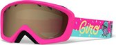Giro Skibril - Unisex - roze/lichtblauw/geel