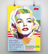 Affiche Pop Art Marilyn Monroe - 50x70cm
