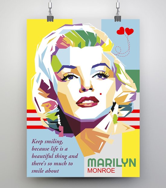Poster Pop Art Marilyn Monroe - 50x70cm