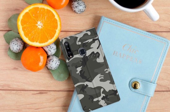 Coque de téléphone cadeau pour lui Samsung Galaxy A20s Housse de téléphone Army Light