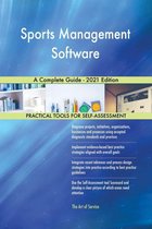 Sports Management Software A Complete Guide - 2021 Edition