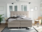Complete Luxe Boxspring - Sierre - Dreamhouse - 160x200 - Beige - Twee persoons - Bed