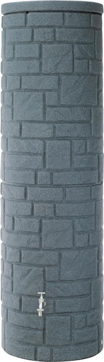 Regenton zuil XL | Regenvat muurmodel 460L | Extra grote graniet design tank