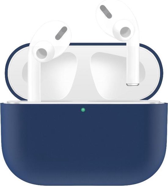 By Qubix - AirPods Pro Solid series - Siliconen hoesje - Blauw