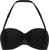 CYELL Dames Bandeau Bikinitop Voorgevormd met Beugel Zwart -  Maat 36D