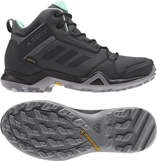 adidas TERREX AX3 Mid Gore-Tex Wandelschoenen Dames, grijs/zwart Schoenmaat  UK 4,5 | | bol.com