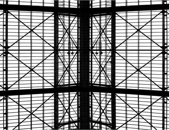 Affiche Anvers Rooftop Station - 30x40 cm Avec Cadre Photo - Affiche Bâtiments - Encadrée - WALLLL
