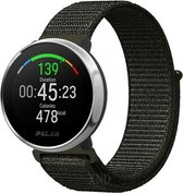 Nylon Smartwatch bandje - Geschikt voor  Polar Unite nylon band - olijfgroen - Horlogeband / Polsband / Armband