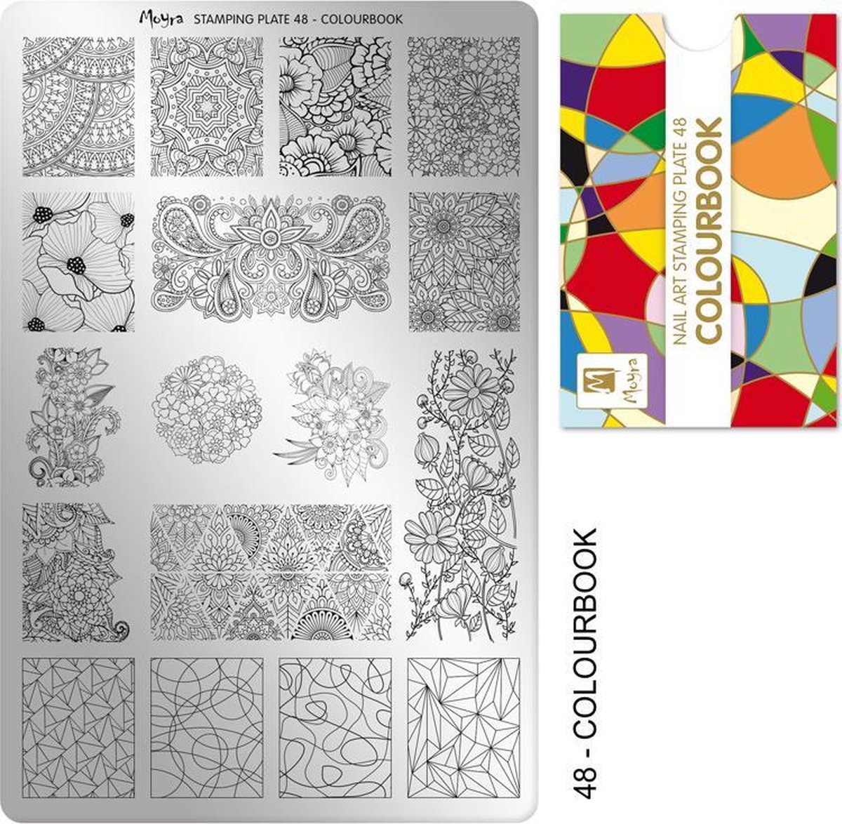 Goedkoopste Moyra Stamping Plate 48 - Colourbook