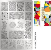 Moyra Nail Art Stamping Plate 48 - Colourbook