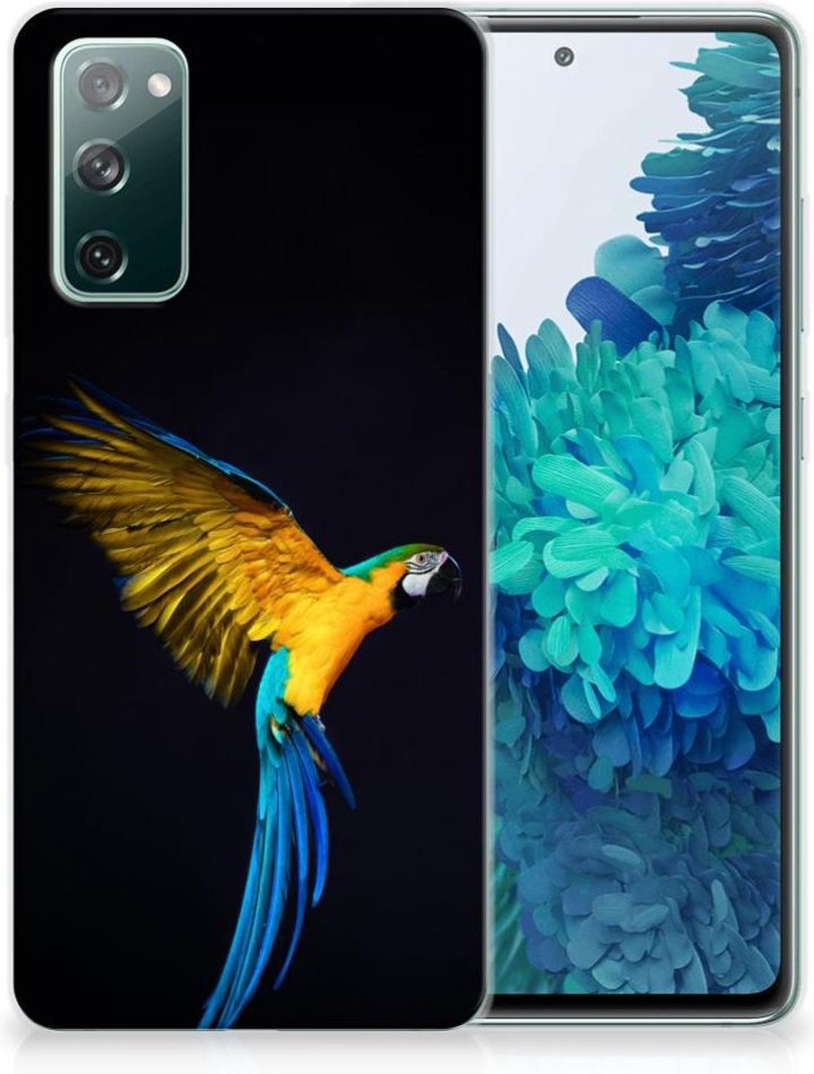 Samsung Galaxy S20 FE TPU Hoesje Papegaai