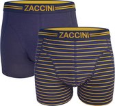Zaccini - Heren Boxershorts - 2 pack - Blauw Groen