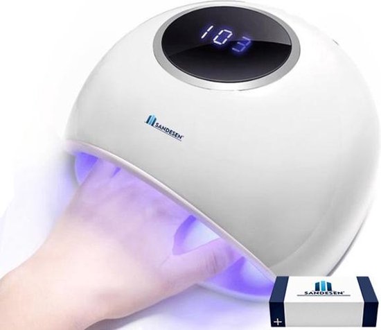 UV-led nagellamp voor gelnagels. 72W nagel droger licht en hardingslamp met  33 led... | bol.com