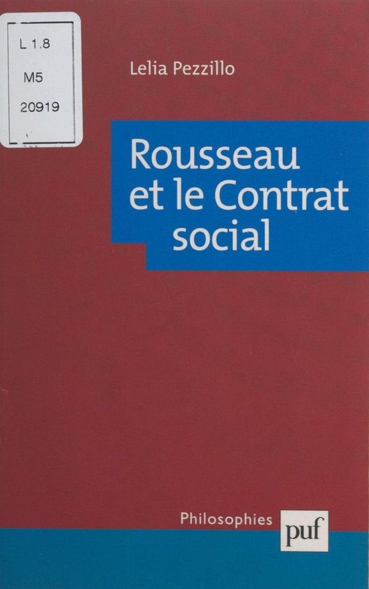 Rousseau et le Contrat social - cover