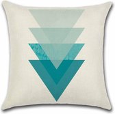 Kussenhoes Triangle - Overloop - Kussenhoes - 45x45 cm - Sierkussen - Polyester