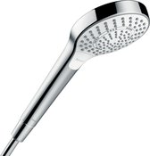 Hansgrohe handdouche MySelect S multi-jet 100mm 3 stralen chroom/wit