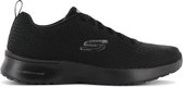 SKECHERS Skech-Air Dynamight Rustkin - Heren Sneakers Sport Casual Schoenen Zwart 52786-BBK - Maat EU 45 UK 10.5