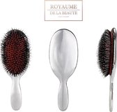 Bristle & Nylon Brush | Haarborstel | Anti Klit | Varkenshaar | Zilver