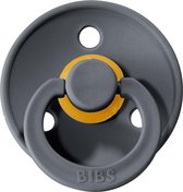 BIBS fopspeen - CLASSIC - T1 0/6 maanden - IRON grijs