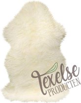 Wit Naturel Texels Schapenvacht Supersize Skéépe 100% echte Texelse schapenvachten vloerkleed dierenvellen