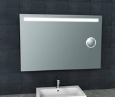 Saqu Functional Spiegel met LED verlichting en scheerspiegel 120x80 cm