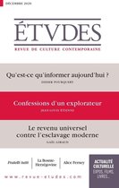 Revue Etudes : Confessions d'un explorateur - Jean-Louis Etienne