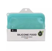 Diepvrieszakjes - Hersluitbare Zakjes - Siliconen Vershoudzakken - Herbruikbare Zakjes - Groen - 470 ml